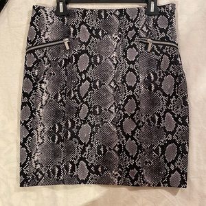 Michael Kors snake printed skirt